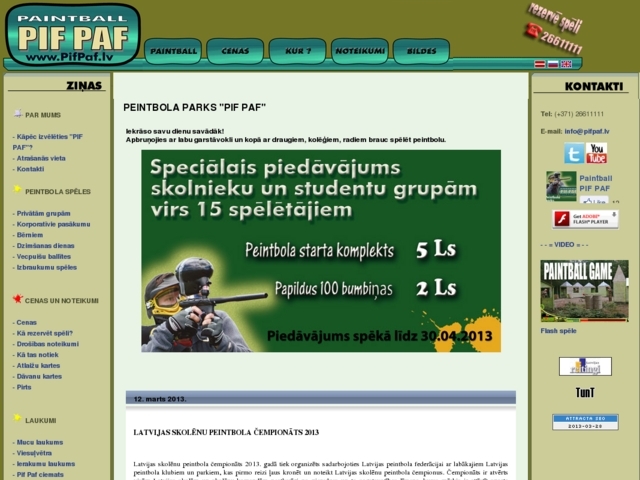 Pif Paf, SIA
